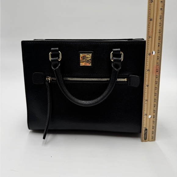 Dooney & Bourke Black Saffiano Leather  Handbag K11092620 - Picture 11 of 14